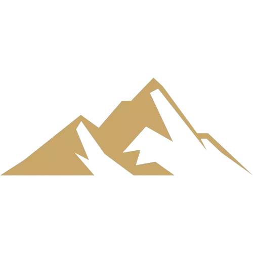 Icon von einem goldenen Berg.
